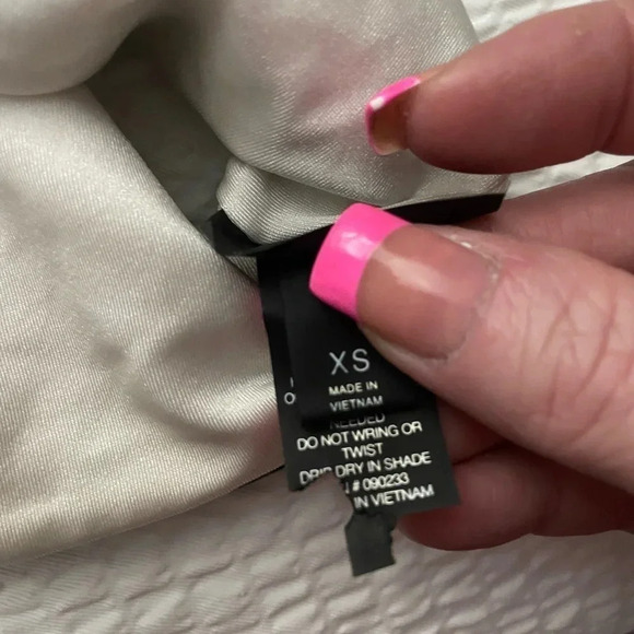 LA HEARTS GINGHAM SHELF TANK SWIM TOP BLACK AND WHITE SIZE SMALL - Picture 5 of 7